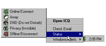 Выбор статуса